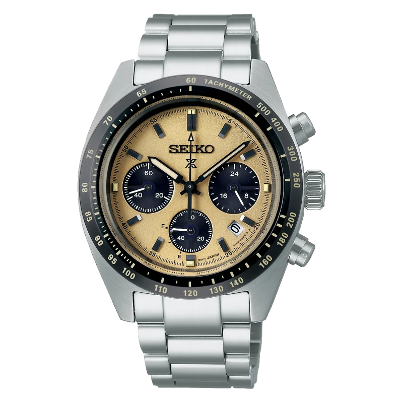 Seiko SSC817P1 – Cronografo Solare – Quadrante Giallo – Cassa rotonda 39 mm – Codice SSC817P1