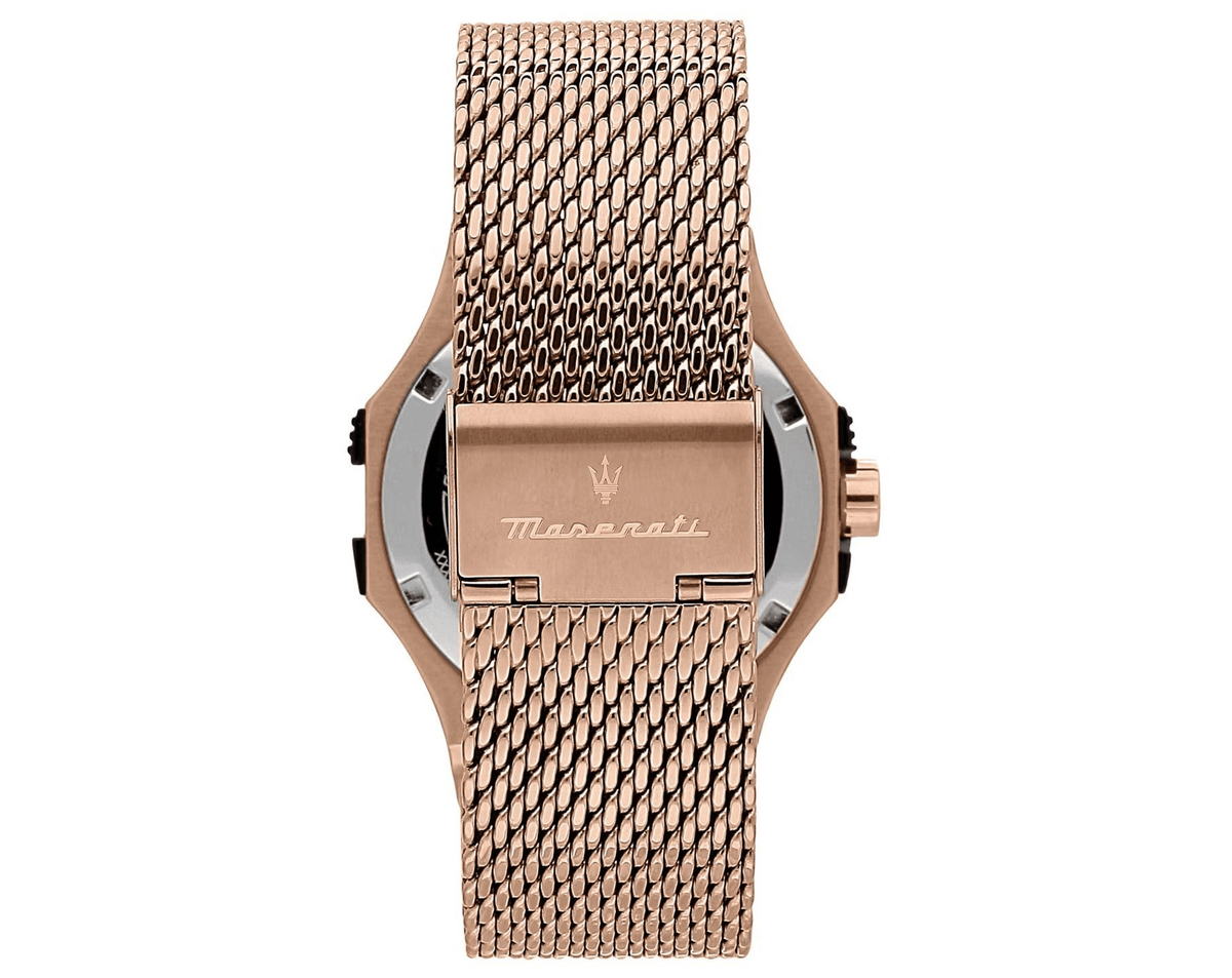 Orologio Maserati Potenza R885 – Eleganza sportiva con cassa in acciaio e oro rosa