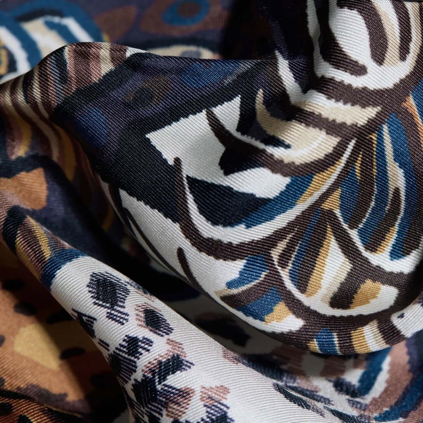 Foulard Quadrato Western Bianco