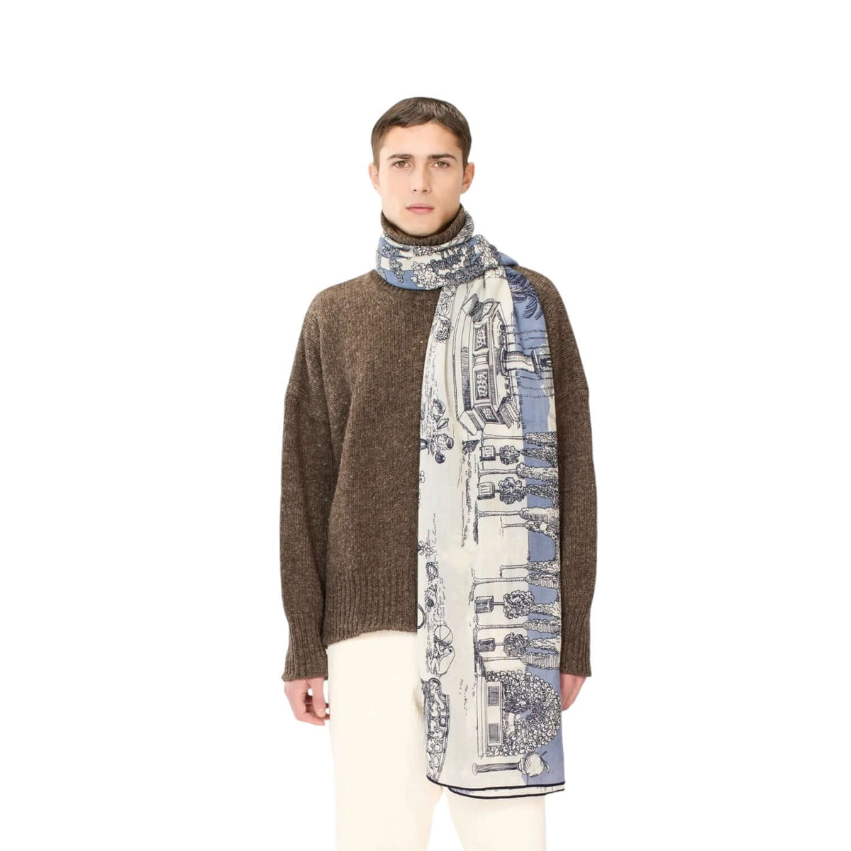 Sciarpa Quatre Saisons Blu