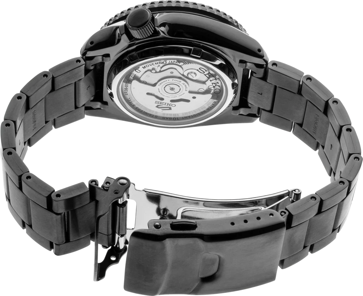 Seiko 5 Sports – Automatico, Black PVD, 42,5mm, SRPD65K1 – Design total black con anima sportiva