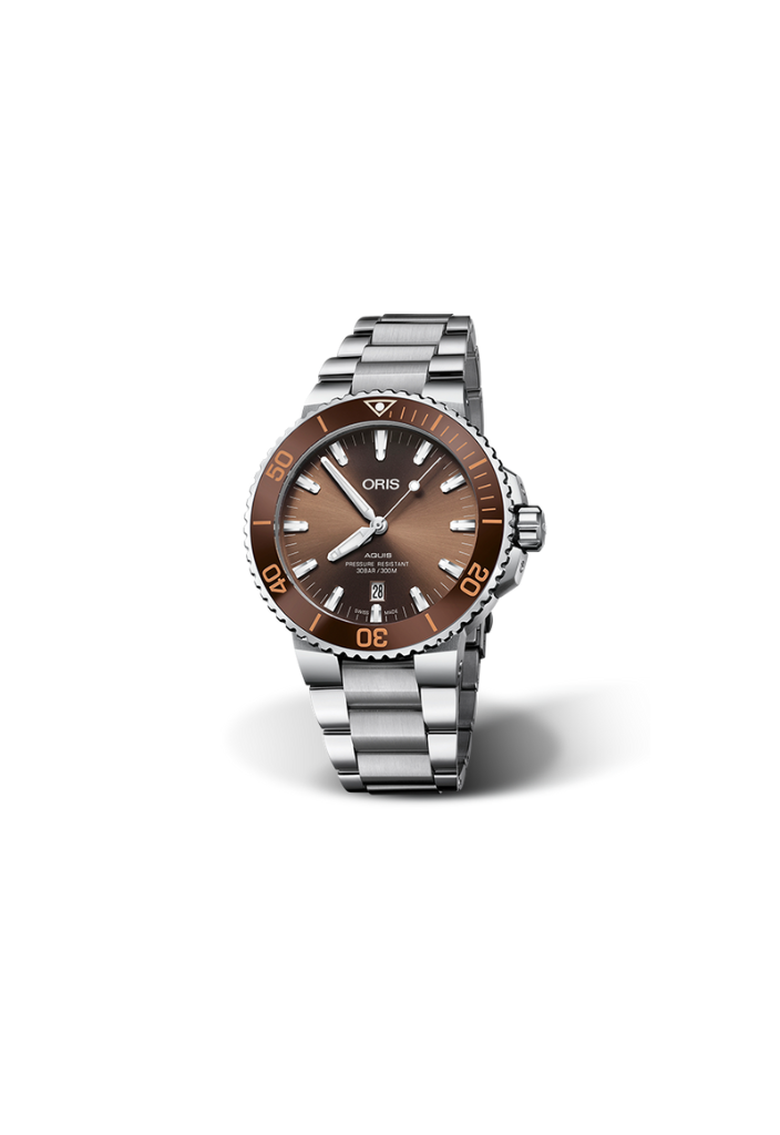 Oris Aquis Date Automatic Swiss Made Marrone 43.5mm – 01 733 7730 4152-07 8 24 05PEB