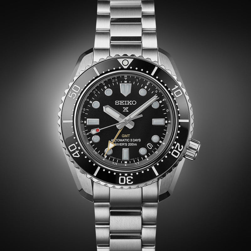 Seiko SPB383J1 – Automatico GMT– Quadrante Nero – Cassa rotonda 42 mm – Codice SPB383J1
