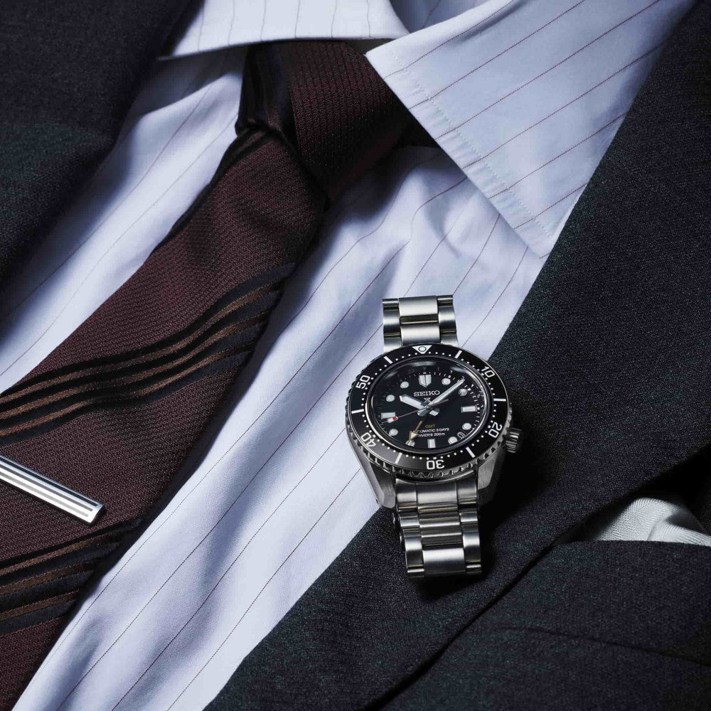 Seiko SPB383J1 – Automatico GMT– Quadrante Nero – Cassa rotonda 42 mm – Codice SPB383J1