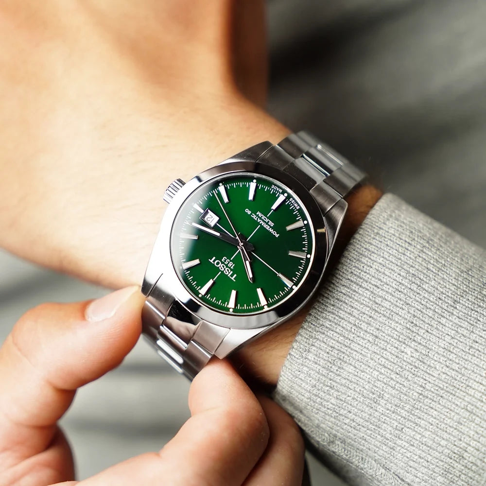 Tissot Gentleman Powermatic 80 – Automatico Swiss Made, verde, 40mm – T127.407.11.091.01
