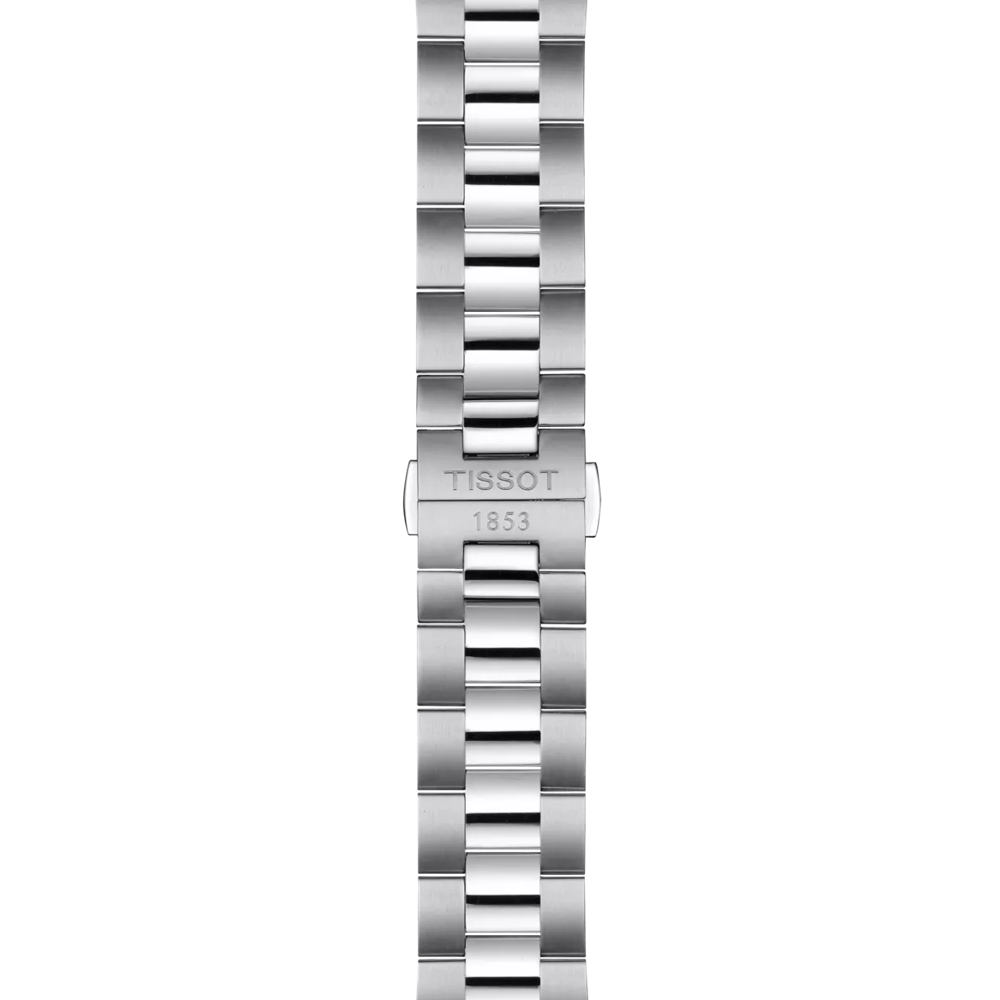 Tissot PRX Powermatic 80 T137.407.11.051.00 – Orologio automatico nero 40 mm, fondello trasparente, vetro zaffiro, bracciale acciaio