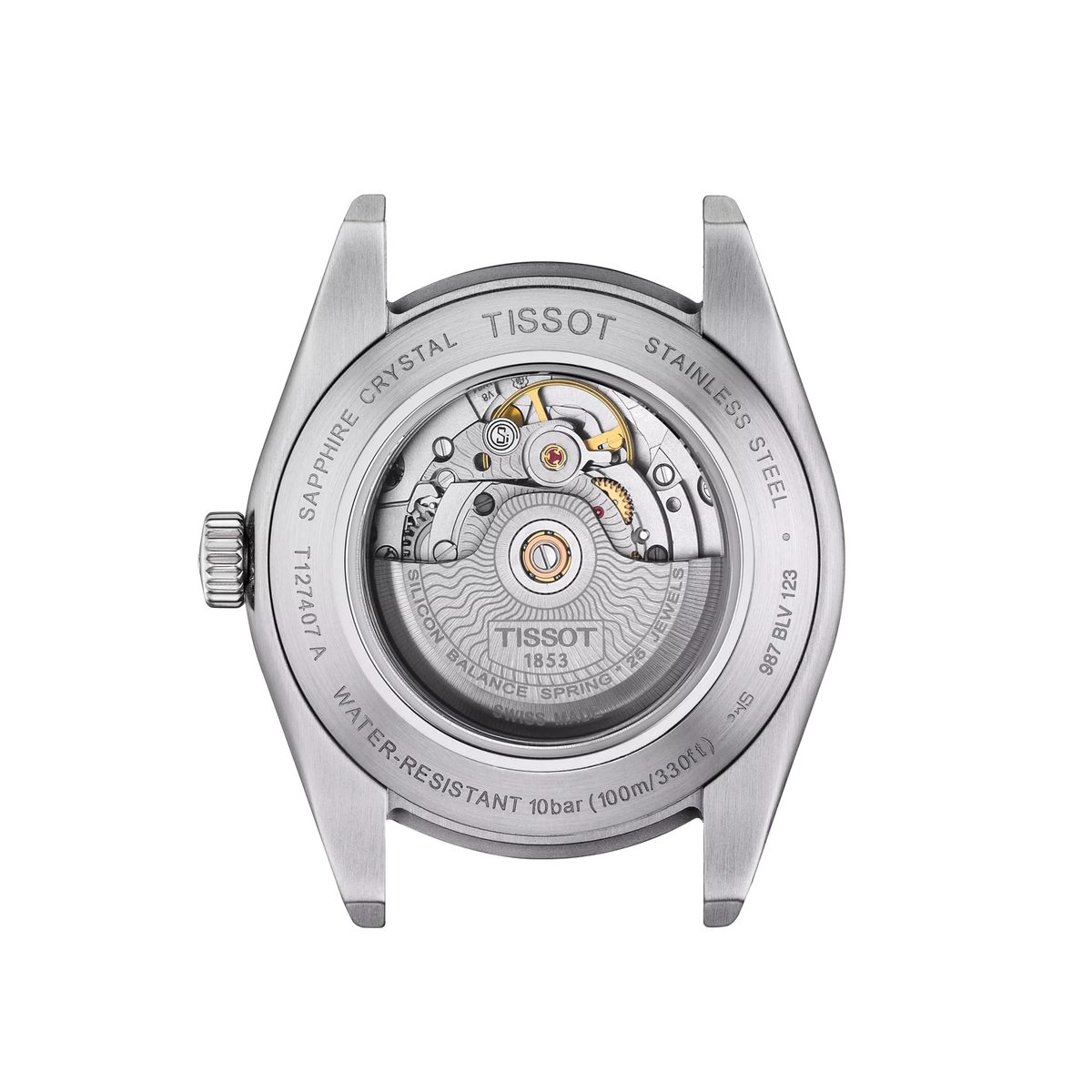 Tissot Gentleman Powermatic 80 Silicium – Automatico Swiss Made, nero, 40mm – T127.407.11.051.00