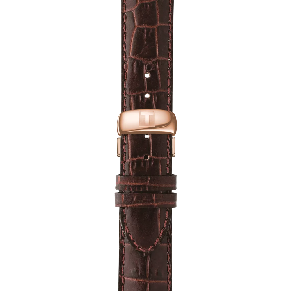 Tissot Le Locle Automatic Swiss Made acciaio Oro Rosa 39.3mm Cinturino Pelle – T006.407.36.033.00