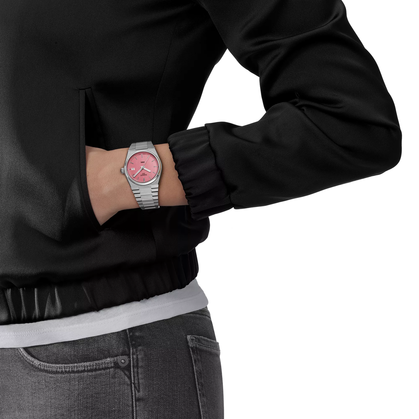 Tissot PRX 35mm – Orologio Quarzo Swiss Made, Quadrante Rosa, Acciaio, Ref. T137.210.11.331.00