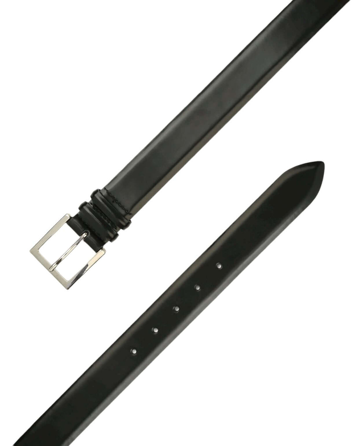 Cintura Classica Calf Nero in Pelle