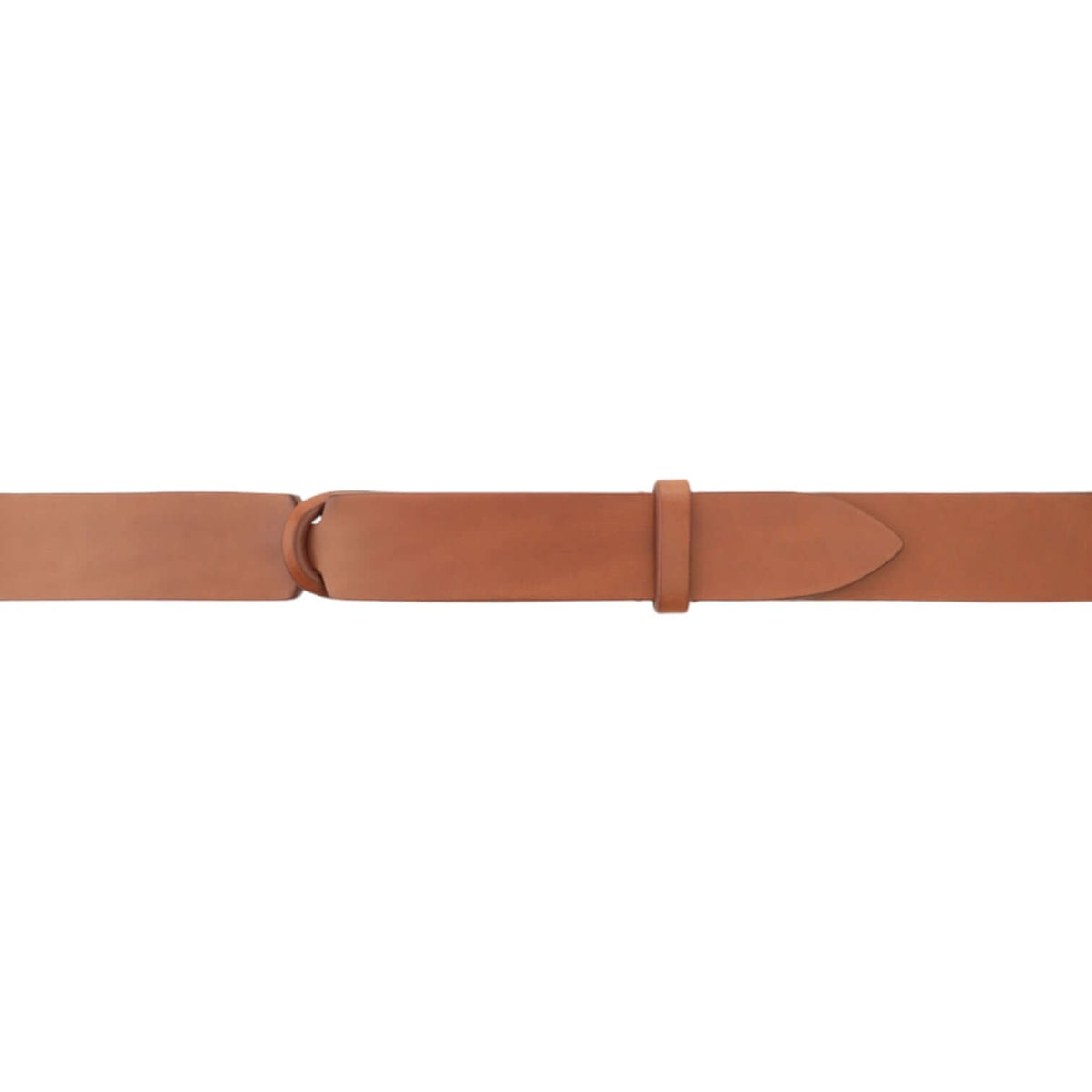 Cintura Nobuckle Bull in Cuoio
