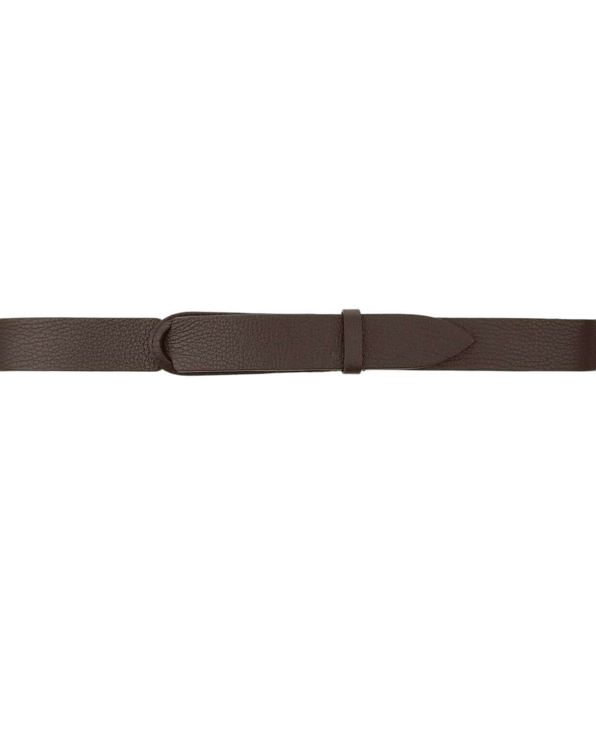 Cintura Nobuckle Micron in Pelle