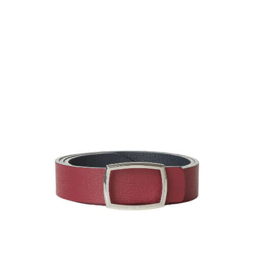 Cintura Piatta Micron Double in Pelle