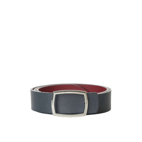 Cintura Piatta Micron Double in Pelle