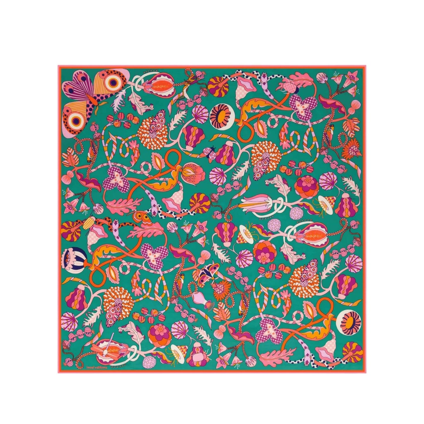 Foulard Quadrato Botanique