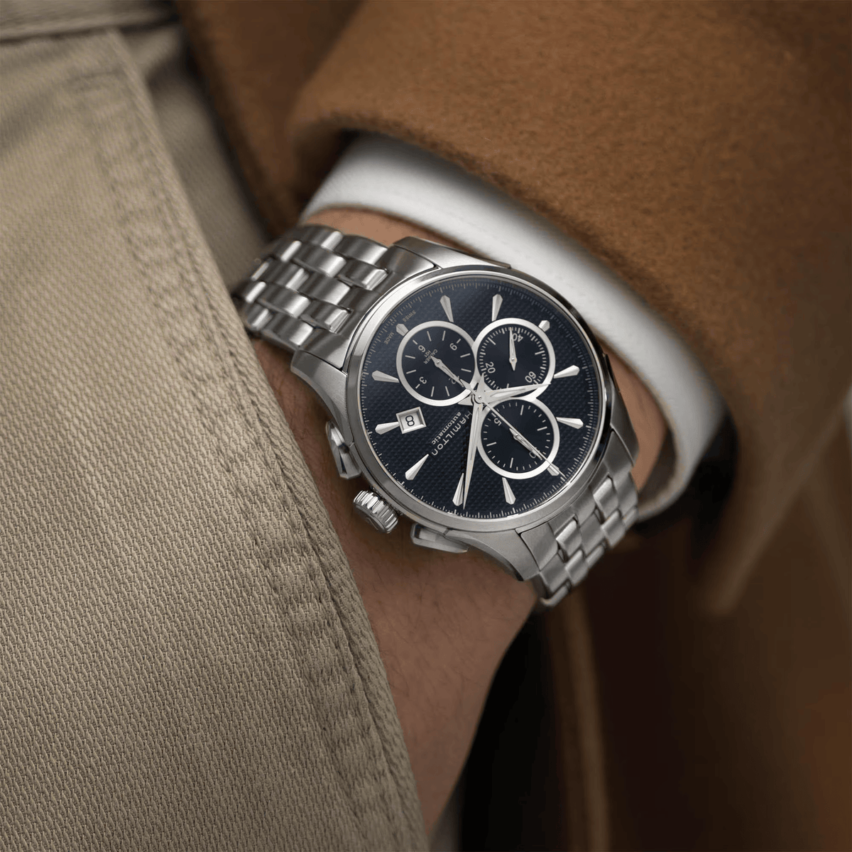 Hamilton Jazzmaster Chronograph Automatic Nero 42mm - swiss made
